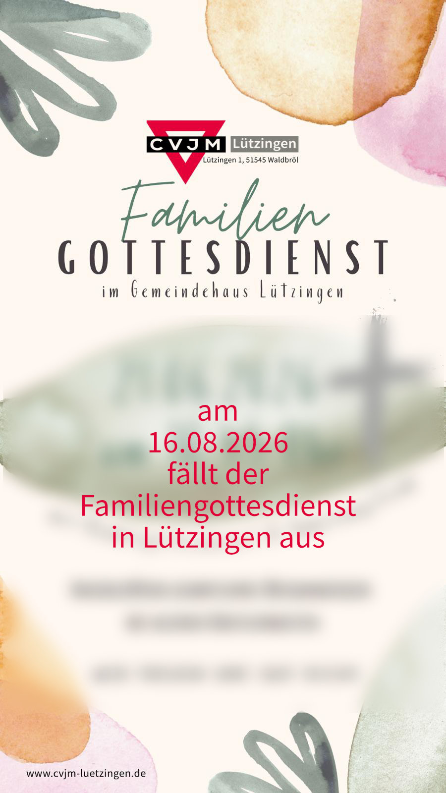 Familiengottesdienst im August 