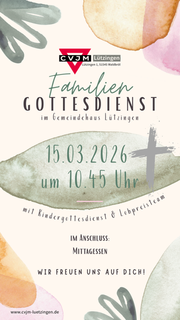 Familiengottesdienst im März