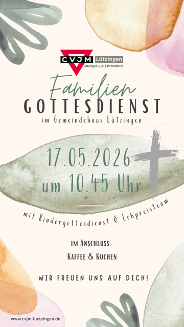 Familiengottesdienst im Mai