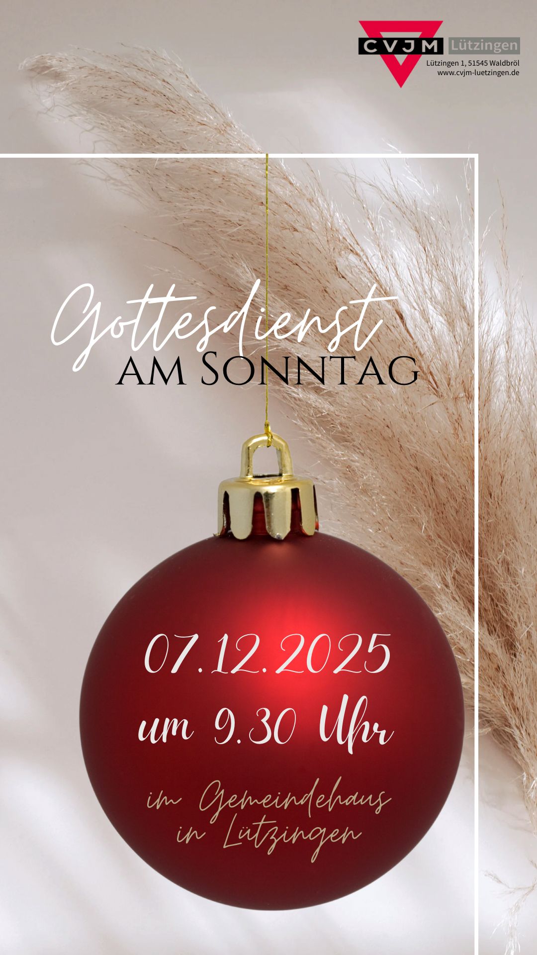 Gottesdienst am 2. Advent