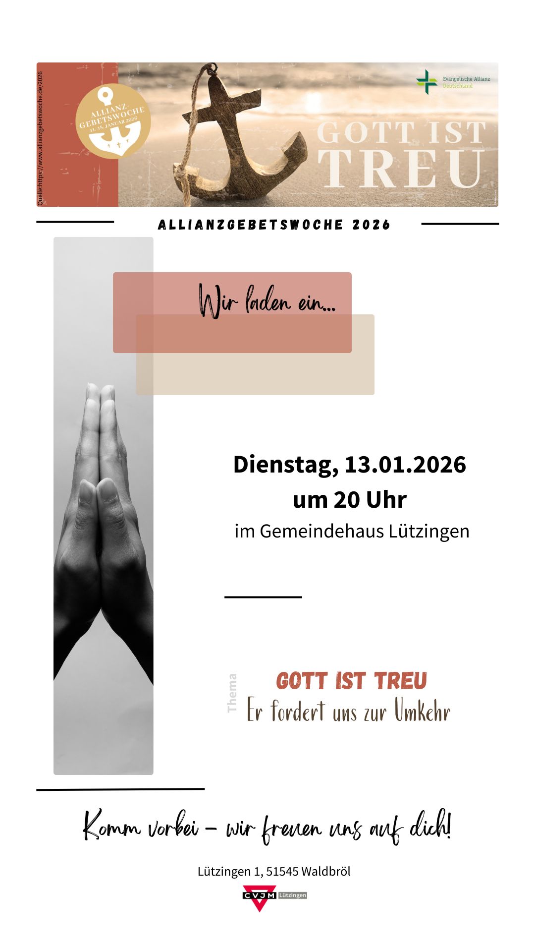 Gebetswoche in Lützingen